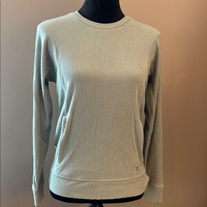 Tommy John Sage Green Lounge Set Crew Neck with pockets Women’s XS jogger style